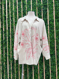 Floral Embroidered Blouse