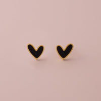 POS - Nacre Heart Stud