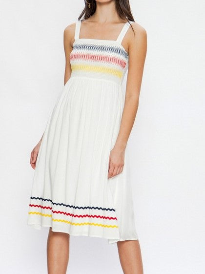 Rig Rag Midi Dress