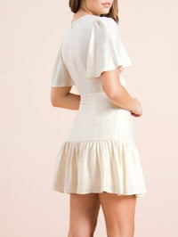 Ivory Classy Boho Mini Dress