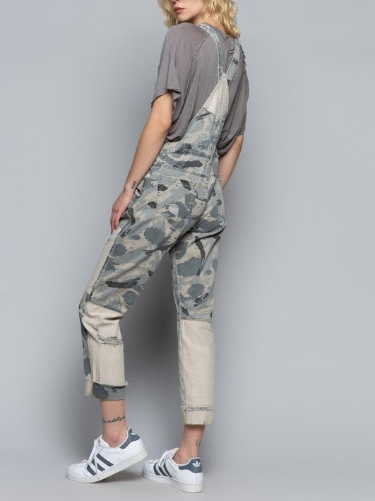 Grey Camo Patch Overall