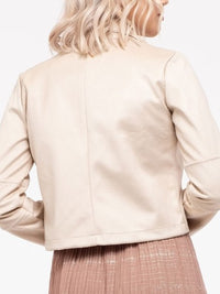 Snakeprint Biker Jacket