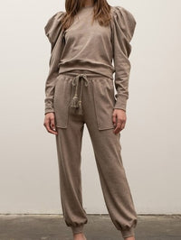 Mocha Balloon Sleeve / Jogger Set