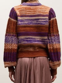 Earth Tones Striped Sweater