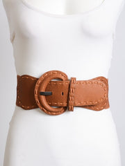 Stitch Detail Elastic Belt