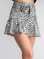 Leopard Print Skort