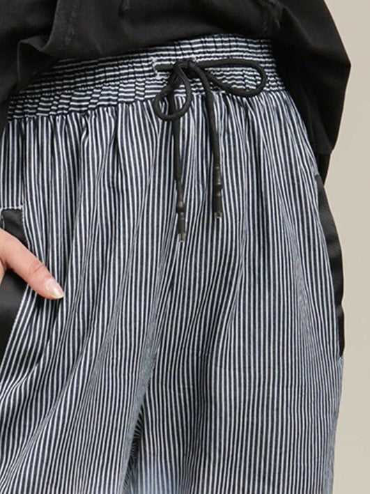 Cropped Stripe Ombre Pants