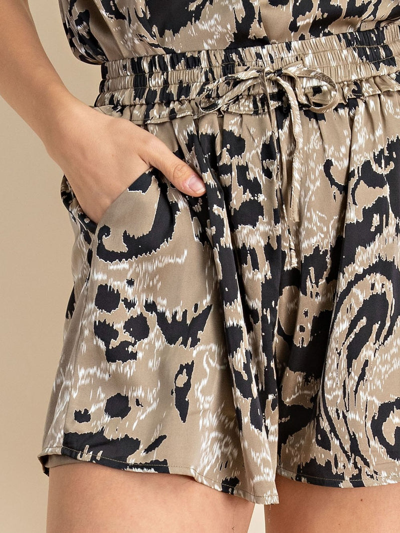 Ruffled Tank Pant Set