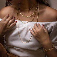 Snake Dots Chain Necklace