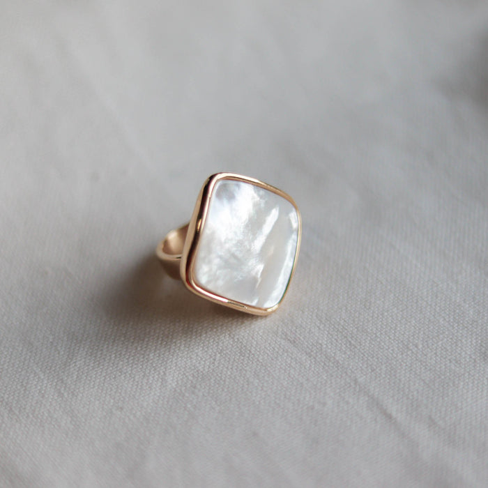 POS - Madre Perla Rhombus Ring