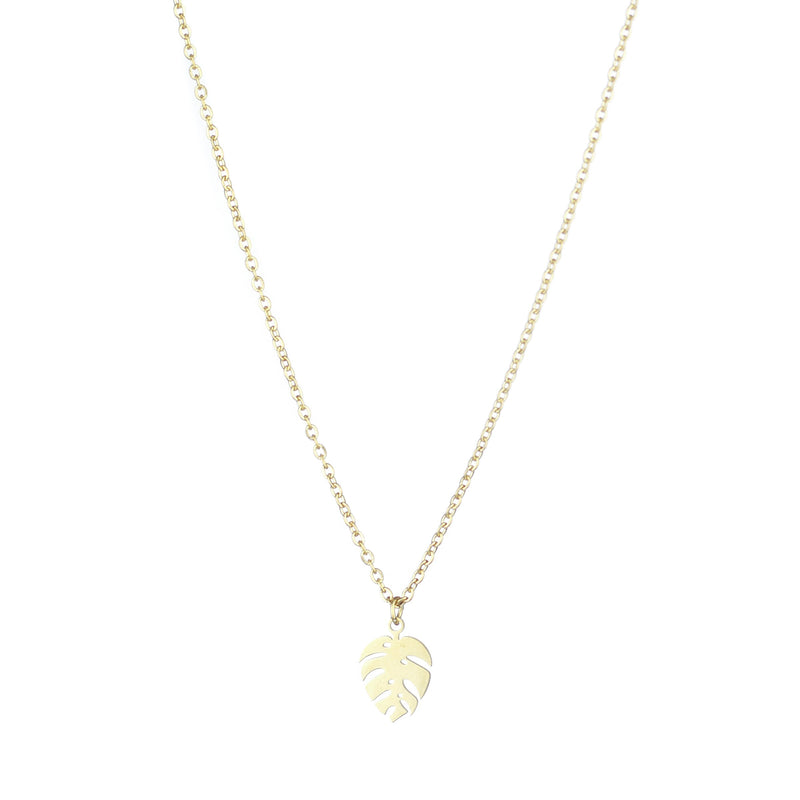 Monstera Leaf Necklace