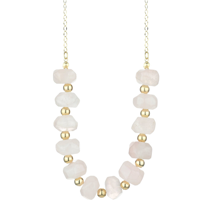 POS - "U" Semi-precious Stones with Gold Beads