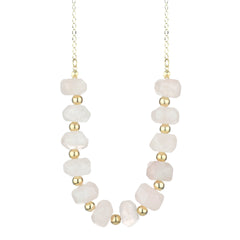 POS - "U" Semi-precious Stones with Gold Beads