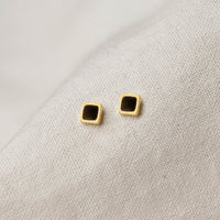 Midnight Square Studs