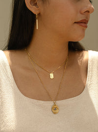 POS - Rhinestone Rail Earrings
