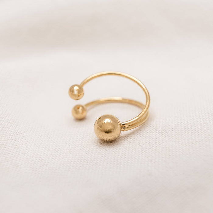 Triple Orb Ring