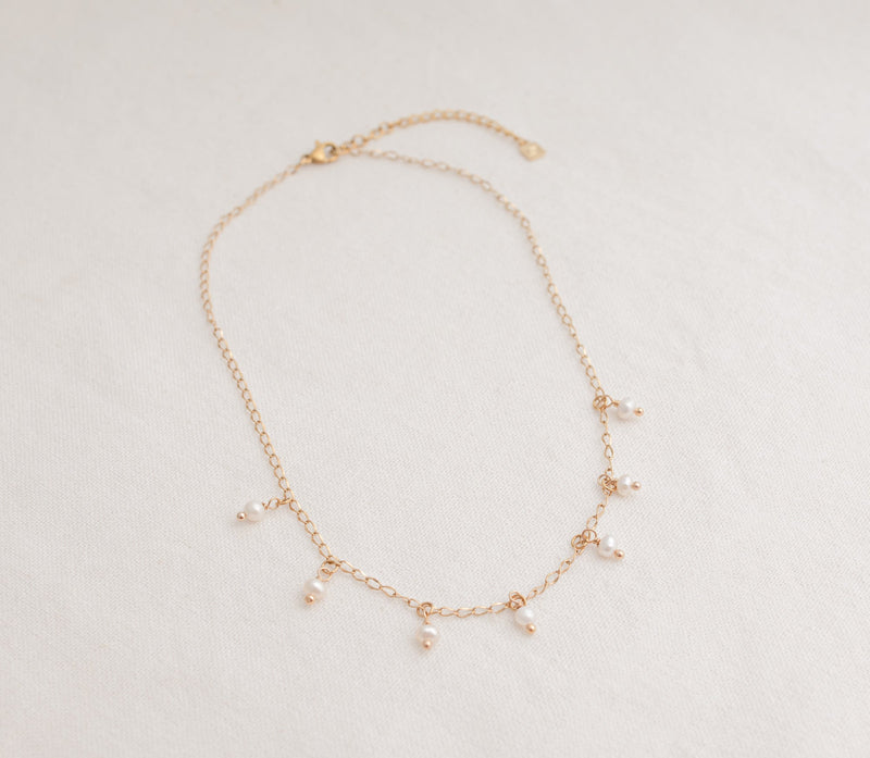 Pearls Drops Necklace