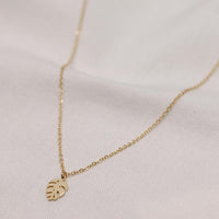 Monstera Leaf Necklace