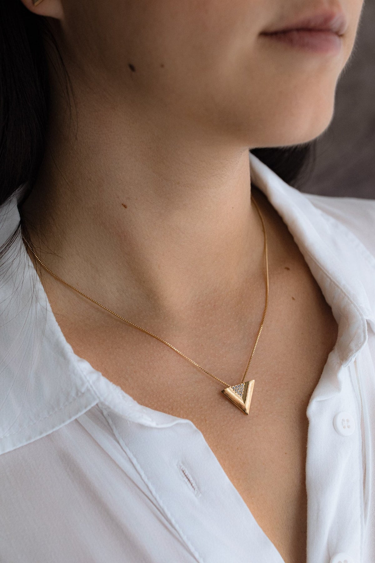 Stella Triangle Necklace