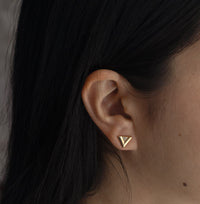 Stella Triangle Studs