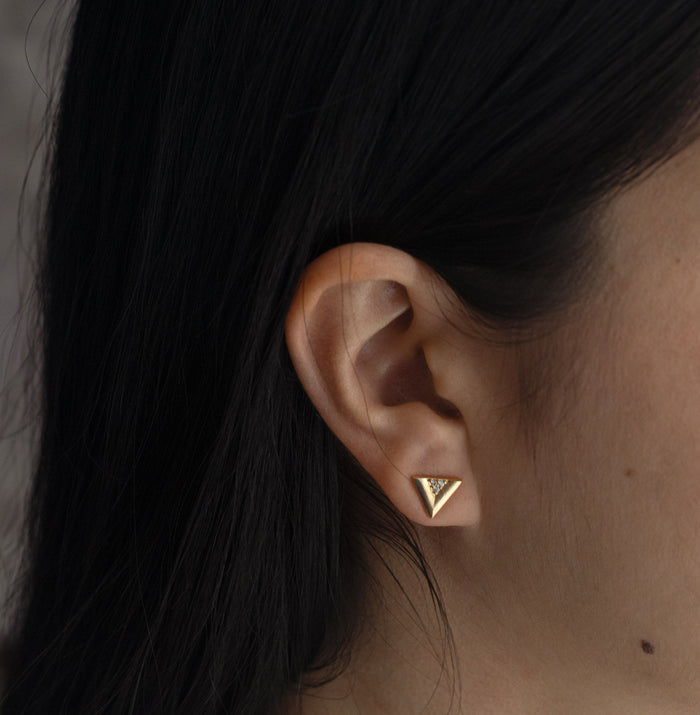 Stella Triangle Studs