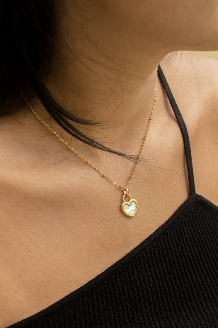 POS - Dual Tone Love Necklace