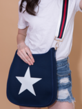 Navy Star Neoporene Messenger Bag