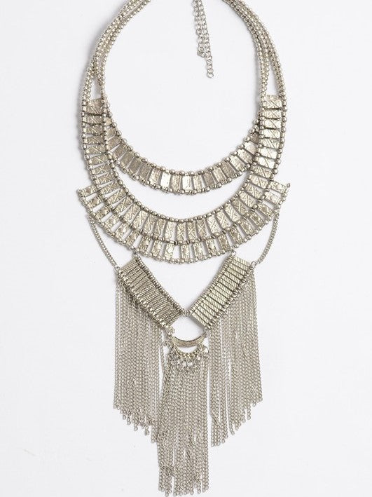 Multi Layer Boho Chain Fall Necklace