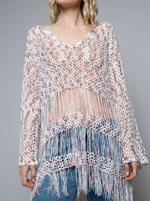 Strawberry Fringe Tunic