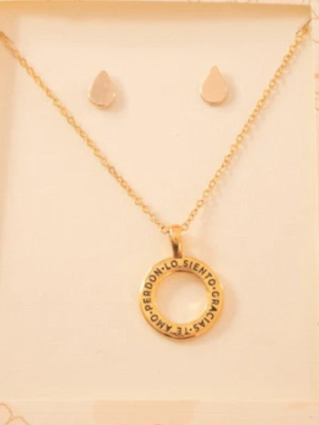 Hoponopono Necklace Set