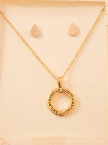 Gold Long Chunky Necklace