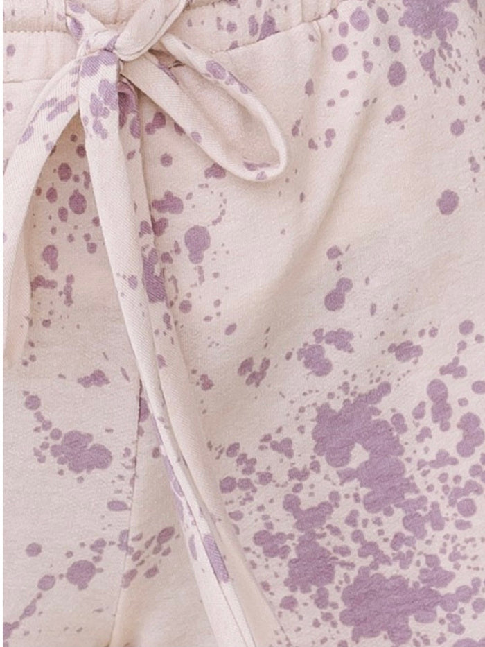 Lavender Short Pant Set
