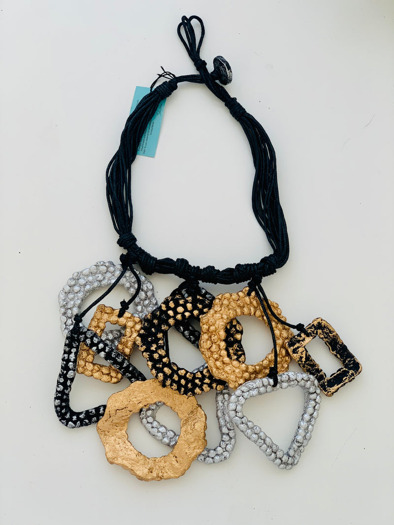 Unique Recycled Paper Necklace