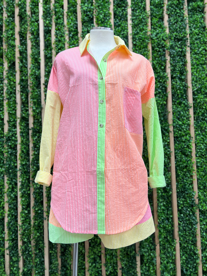 Neon Striped Bottom