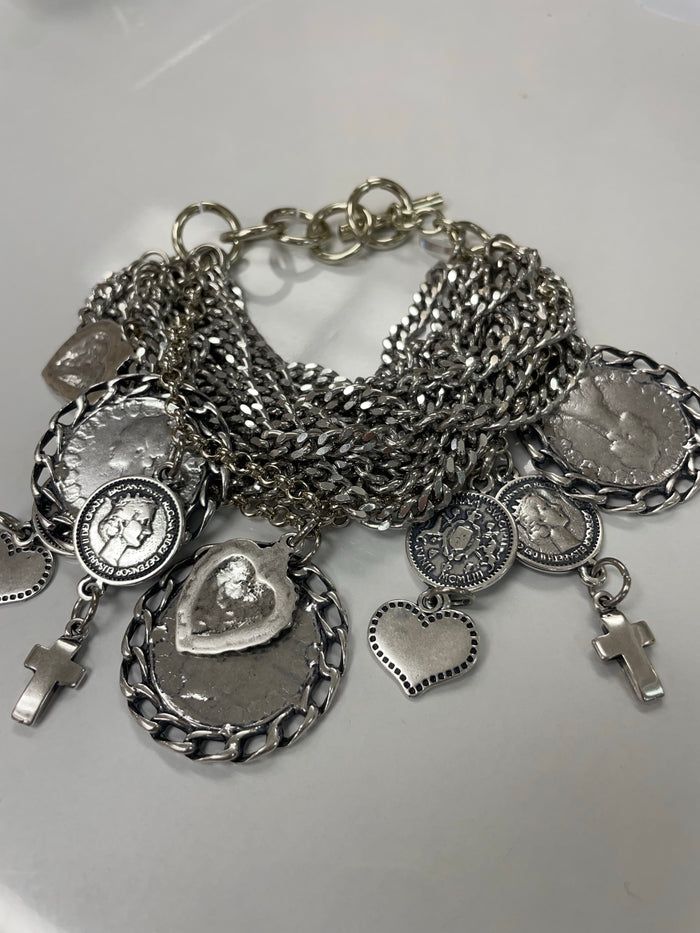 Coin Multilayer Bracelet