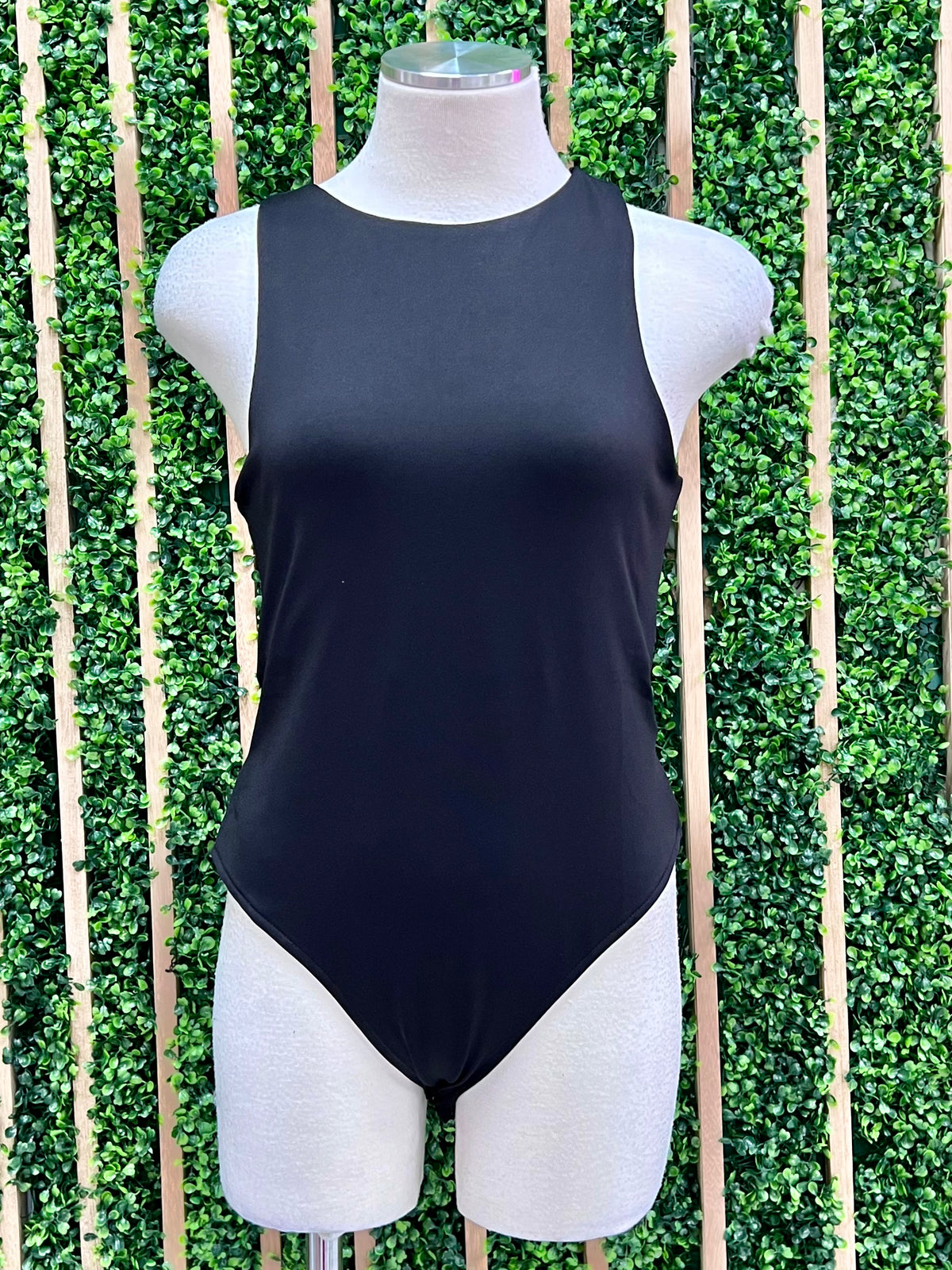 High Round Neck Bodysuit