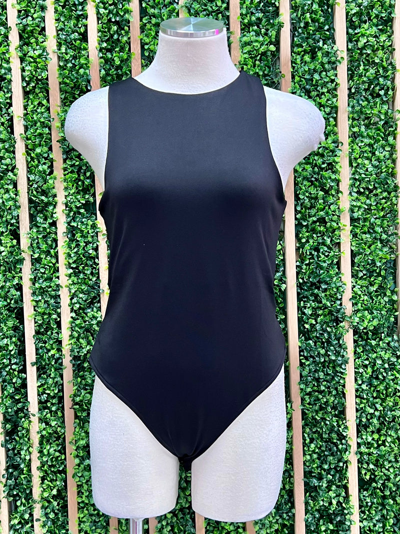 High Round Neck Bodysuit