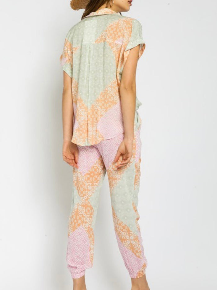 Starburst Paisley Top