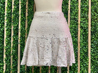 Sequin Flare Skirt