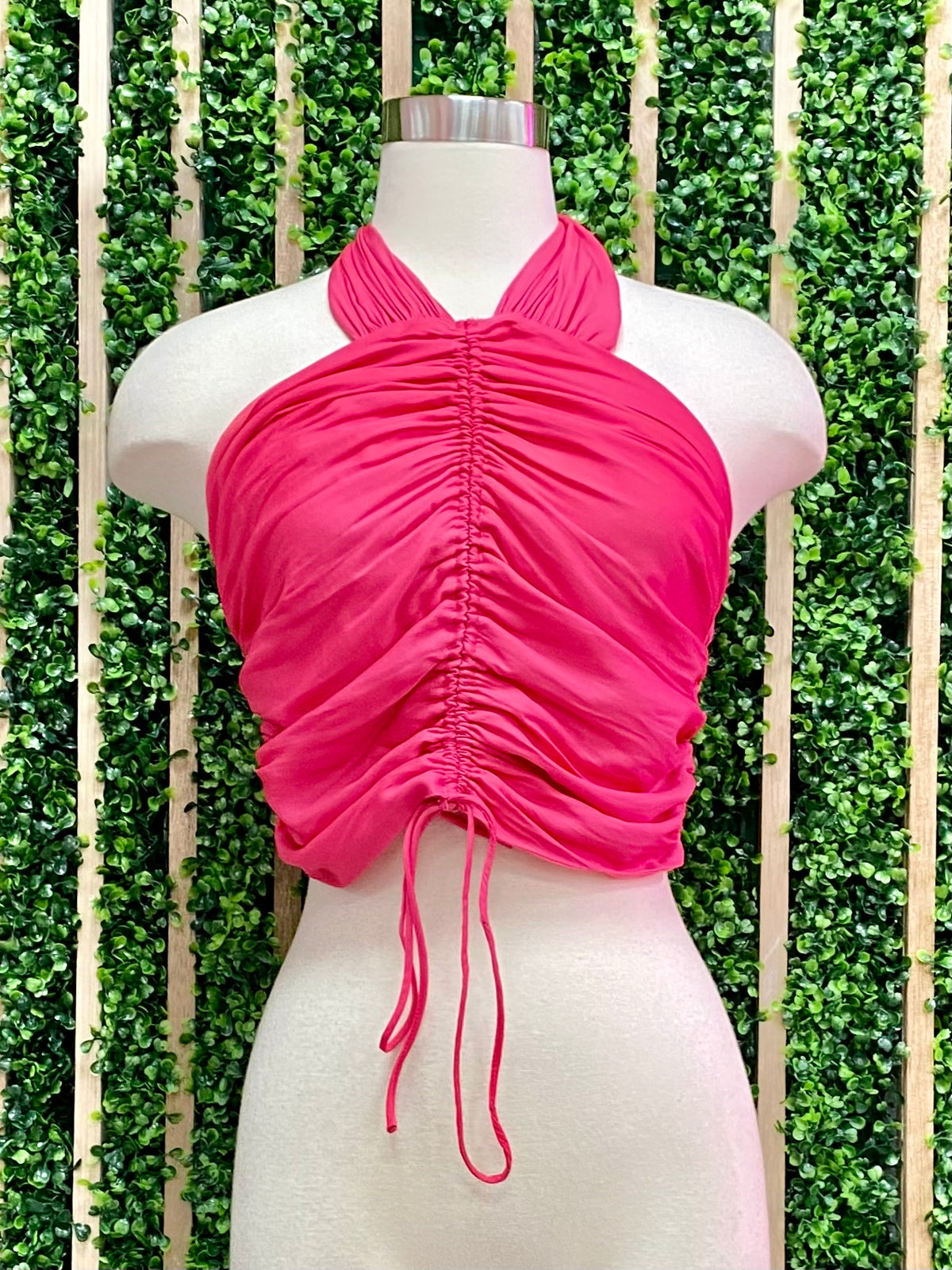 Paradise Pink Ruched Top