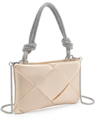 Delicate Rhinestone Handle Night Bag