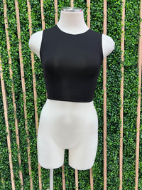 High Neck BAsic Crop Top