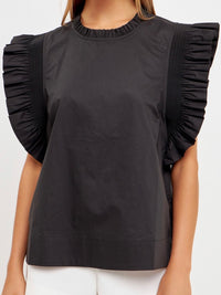 Flutter Sleeve Top