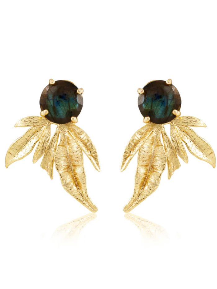 Labradorite Statement Earring