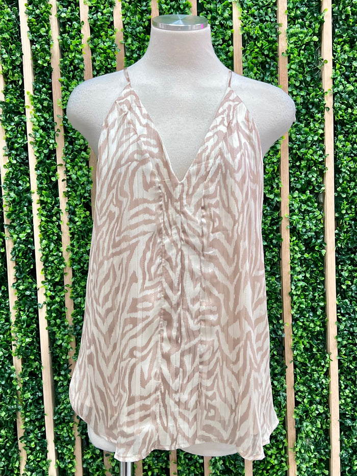 Tiger Chic Print Tank Top