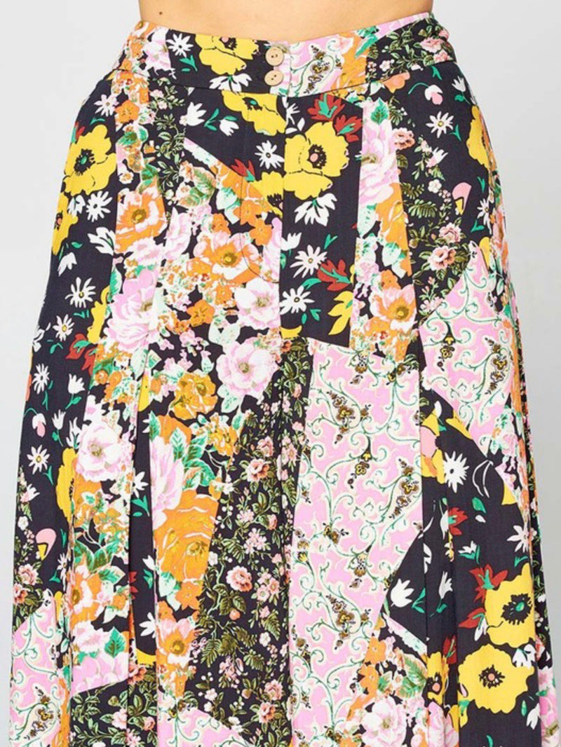 Floral Pleated Palazzo