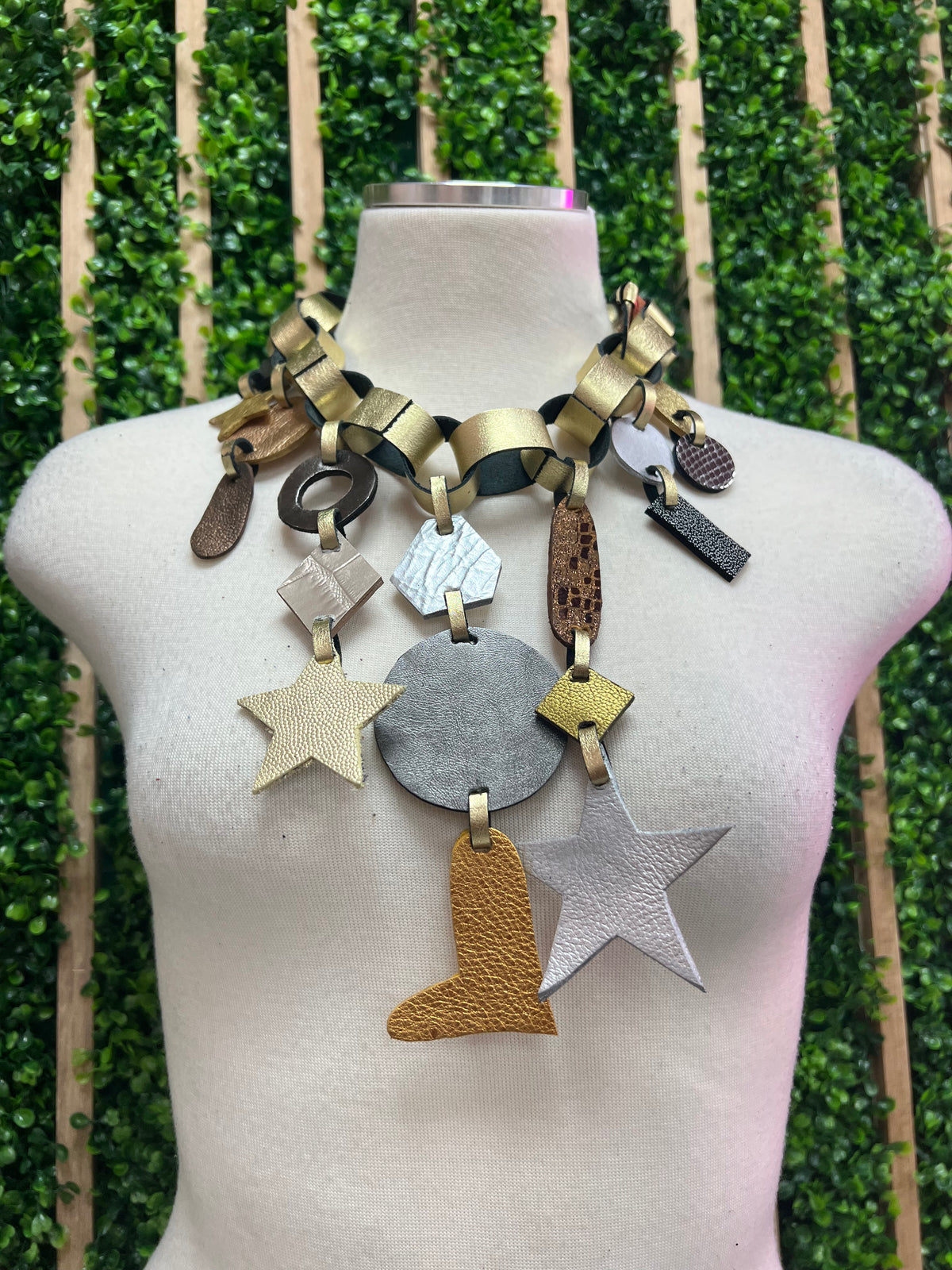 Arlenne Diaz Leather Necklaces