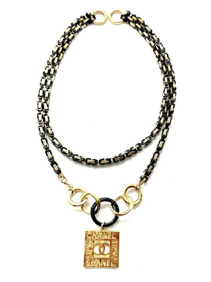 Vintage CC Cube Convertible Necklace