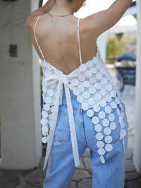 Exquisite Circle Embroidered Top