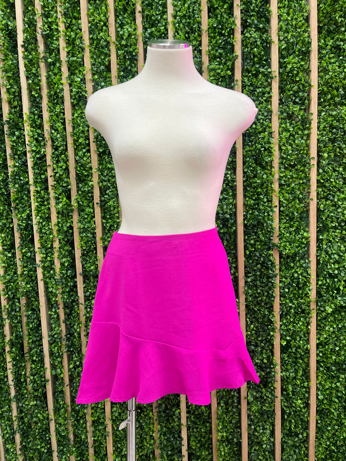 Flounce Wrap Skort